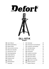 Defort DLL-15T-K Instrucciones De Servicio