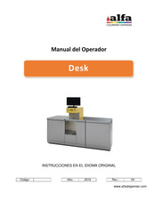 ALFA Desk Manual Del Operador