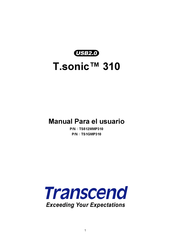 Transcend T.sonic 310 Manual Para El Usuario