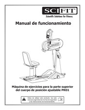 SCIFIT PRO1 Manual De Funcionamiento