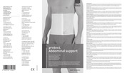 medi protect.Abdominal support Instrucciones De Uso