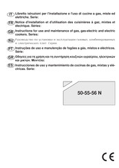 Bompani BO550DN/E Instrucciones De Uso Y Mantenimiento