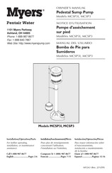 MYERS MCSP3I Manual Del Usuario