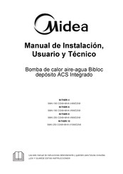 Midea SMKI-250 CGN8+MHA-V10W/D2N8 Manual De Instalación, Usuario Y Técnico