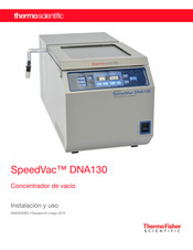 Thermofisher Scientific SpeedVac DNA130 Instalación Y Uso