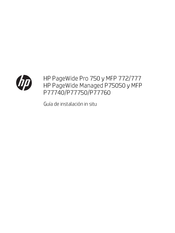 HP PageWide Pro 777 Guia De Instalacion