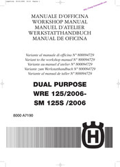 Husqvarna Dual Purpose WRE 125 2006 Manual De Oficina