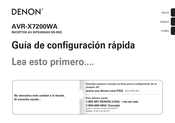 Denon AVR-X7200WA Guía De Configuración Rápida