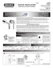 Helvex Nuva E-3003 Guia De Instalacion