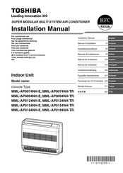 Toshiba MML-AP0154NH-TR Manual De Instalación