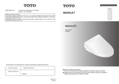 Toto WASHLET SW3084T40 Manual De Instrucciones