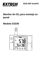 Extech Instruments CO230 Guia Del Usuario