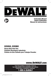 DeWalt D26960 Manual De Instrucciones