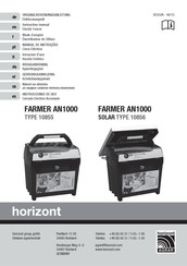 Horizont farmer AN1000 Instrucciones De Uso