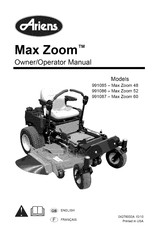 Ariens Max Zoom Manual Del Operador