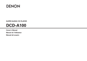 Denon DCD-A100 Manual Del Usuario