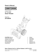 Sears Craftsman 247.88790 Manual Del Propietário
