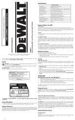 DeWalt DW0811 Manual De Instrucciones