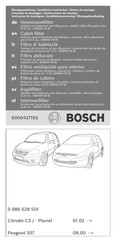 Bosch 0 986 628 501 Instrucciones De Montaje