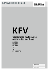 Siegenia KFV T2 Instrucciones De Uso