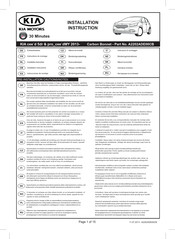 Kia A2202ADE00CB Instrucciones De Montaje