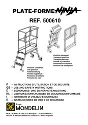 MONDELIN NINJA Instrucciones De Uso