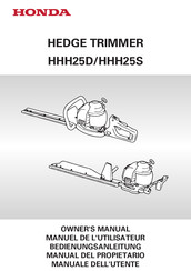 Honda HHH25D Manual Del Propietário