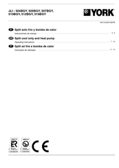 York JLI- 512BGY Instrucciones De Manejo
