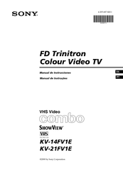 Sony FD Trinitron ShowView KV-14FV1E Manual De Instrucciones