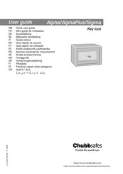 Chubbsafes Alpha Guía Rápida De Usuario