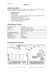 jcm-tech CONT-R15 Manual De Instrucciones