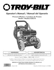 Troy-Bilt 020210 Manual Del Operador