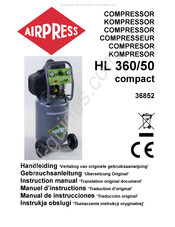 Airpress 36852 Manual De Instrucciones