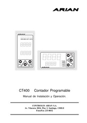 Arian CT400 Manual De Instalación Y Operación