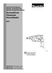 Makita 6807 Manual De Instrucciones