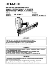 Hitachi NR 90AC2 Instrucciones Y Manual De Seguridad