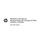 HP Compaq LE1902x Guia Del Usuario