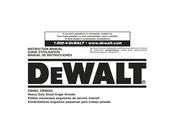 DeWalt DW802G Manual De Instrucciones