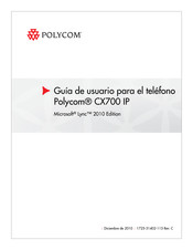 Polycom CX700 IP Guía De Usuario