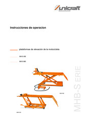 unicraft MHB 680 Instrucciones De Operación