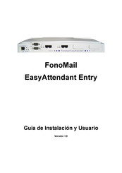 Jusan FonoMail EasyAttendant Entry Guía De Instalación Y Usuario