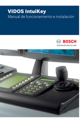 Bosch VIDOS IntuiKey Manual De Funcionamiento E Instalacion