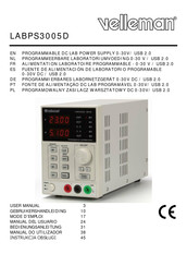 Velleman LABPS3005D Manual Del Usuario