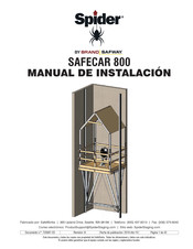 Brand Safway Spider SAFECAR 800 Manual De Instalación