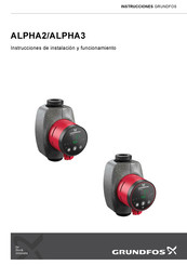 Grundfos ALPHA2 Instrucciones De Instalación Y Funcionamiento