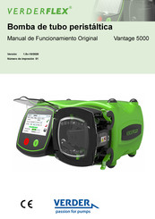VERDER VERDERFLEX Vantage 5000 Manual De Funcionamiento Original