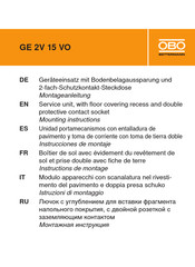 OBO Bettermann 7368 399 Instrucciones De Montaje