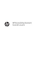 HP Accessibility Assistant Guia Del Usuario