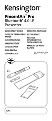 Kensington PresentAir Pro Manual De Inicio Rápido