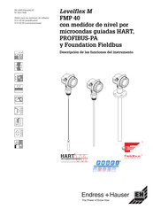 Endress+Hauser Levelflex M FMP 40 Descripción De Las Funciones Del Instrumento